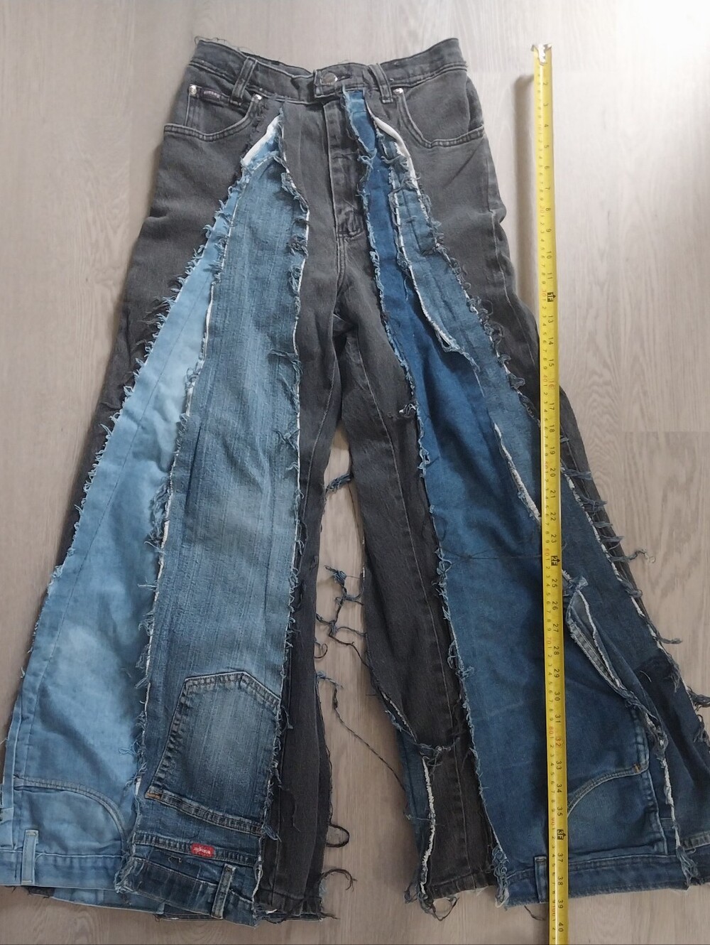 Upside Down Reconstructed Jeans